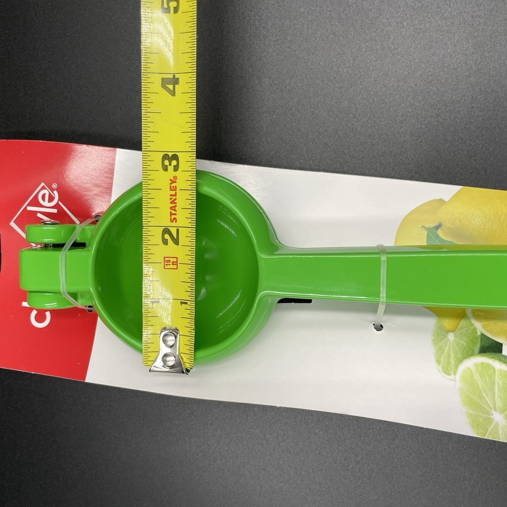 Green Citrus Squeezer - Manual Juicer- Lemons Limes- Heavy Duty Cast Aluminum - Picture 5 of 6